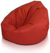 Lacný sedací vak Sakwa L – pohodlný vak pre deti aj dospelých, ľahko umývateľný polyester Farba: NC12 - červená