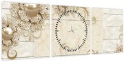 Obraz - Dekoratívny motív (s hodinami) (90x30 cm)