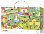 Puzzle „Hľadanie objektov“ mesto 45x31cm 80dielov