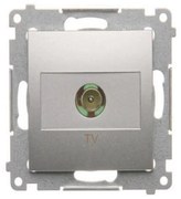 DAK1/43 R-TV anténna zásuvka strieborný mat