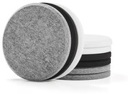 Akustický panel SATELLITE, závesný, Ø 600 mm, 9 ks, šedá