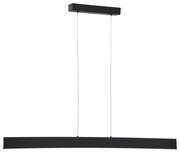 Matne čierne LED stropné svietidlo 5.5x101 cm Boadella – Kave Home