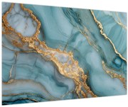 Obraz - Tyrkysový mramor (90x60 cm)