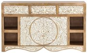 furniture-nabytek.cz - Masívna kúpeľňová sada Delhi z mangového dreva, lakovaná, hnedá