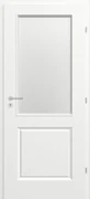 Classen Morano Interiérové dvere 2/3 sklo 60 P, 646 × 1985 mm, lakované, pravé, biele, presklené