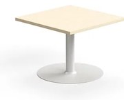 Konferenčný stolík VERTICUS, 700x700x500 mm, breza/biela