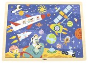 Puzzle na podstavci Viga 44586 48 dielikov - spoznávanie vesmíru