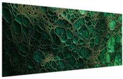 Obraz - Zelený mikroskopický záber (120x50 cm)