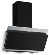 Klarstein Alessia šikmý digestor | režim odsávania vzduchu a recirkulácie | nehrdzavejúca oceľ | 404 m³/h | 60 cm