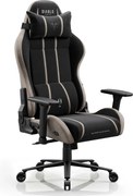 Herné kreslo z látkovým poťahom King Size, čierno-béžové: Diablo X-One 2.0 Camel Black