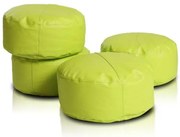 Sedací vak Classic zelená limetková 50L ekokoža TiaHome