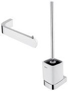NIMCO NK set-94KN-26 - Nástenná WC štetka a držiak toaletného papiera NIKAU chróm