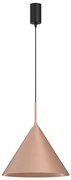 Závesné svietidlo Capital, 1x medené kovové tienidlo, (fi 32cm), b
