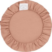 Mini podložka s volánom broskyňová