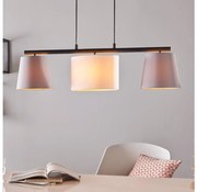 Eglo 55207 - Luster na lanku ALMEIDA 3xE14/25W/230V šedá