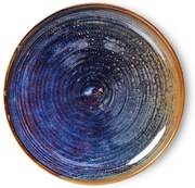 Rustikálne ružový porcelánový dezertný tanier Chef - Ø 20*3 cm