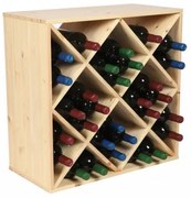 Drevený regál na víno Clever RW61-X4