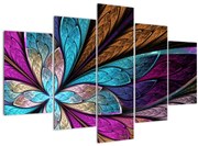 Obraz - Abstrakcia, kvetina (150x105 cm)