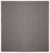 Condor Carpets, Kusový koberec Udinese hnedý štvorec, 80x80, hnedá, chodba / predsieň