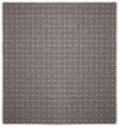 Kusový koberec Udinese hnedý štvorec, 80x80, hnedá, chodba / predsieň, Condor Carpets