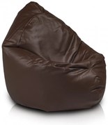 Sedací vak Zac ekokoža Hneda tmava