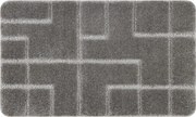 Kúpeľňový koberček SUPREME LINES línie, sivý