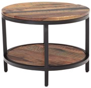furniture-nabytek.cz - Okrúhly konferenčný stolík masív mango 60x45x60