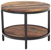 furniture-nabytek.cz - Okrúhly konferenčný stolík masív mango 60x45x60