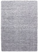 Ayyildiz, Kusový koberec Life Shaggy 1500 light grey, 60x110, šedá, obývacia izba