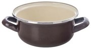 Orion Smaltovaný kastról s lemom Brown, 1 l, 1 l
