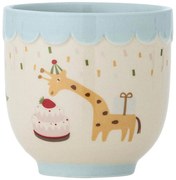 Modrý/krémový detský hrnček z kameniny 150 ml Celebrate – Bloomingville Mini