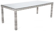Záhradný jedálenský stôl KINGSTON 230 svetlo-sivý