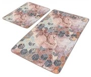 Zamatové kúpeľňové predložky v súprave 2 ks 60x100 cm – Mila Home