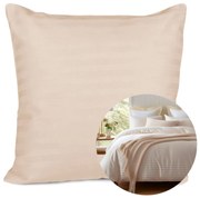 SATÉNOVÁ OBLIEČKA NA VANKÚŠ CIZGILI CAPUCCINO 40X40 CM EXCLUSIVE CAPUCCINO