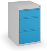 Podstavný dielenský box na náradie KOVONA, 3 zásuvky, 800 x 480 x 610 mm