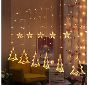 Brilagi - LED Vianočný vonkajší záves 138xLED/8 funkcií 5m IP44 teplá biela