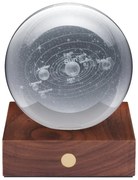 Tmavohnedá svetelná dekorácia na USB Amber – Gingko