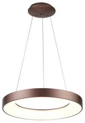 Azzardo AZ4998 - LED Luster na lanku SANTANA LED/30W/230V hnedá