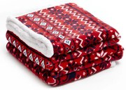 Deka SEGA vianočná, červená 866048