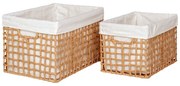 Košíky v súprave 2 ks 25x35x22 cm Bustelo – House Nordic