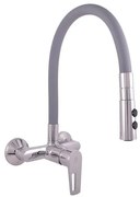 RAV SLEZÁK Colorado drezová batéria so silikónovým ramienkom 100 mm sivá / chróm co202.0/12 CO202.012