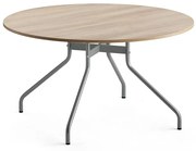 Stôl AROUND, Ø 1300 mm, dub, šedá