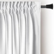 Biely zamatový dimout záves 140x245 cm Pleat – Restilo