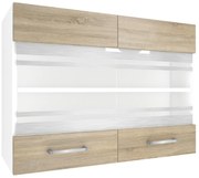 Kuchynská skrinka Belini horná 80 cm dub sonoma TOR SGW80/2/WT/DS/0/P