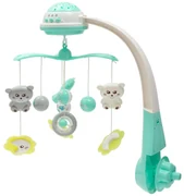 Baby Mix Kolotoč nad postýlku se světelnýmprojektorem, zelená