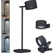 Solight WO68-B-LED Stm. nabíjacia lampa 3v1 LED/4W/2000 mAh 3000/4000/6500K čierna