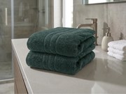 Uterák Comfort 50 x 100 cm tmavozelený, 100% bavlna