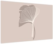 Obraz - Béžové listy N⁰4 (90x60 cm)