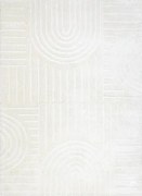 Kusový koberec Mode 8586 geometric cream, 80x150, biela, chodba / predsieň, Dywany Łuszczów