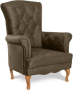 Kreslo Panama 1, hnedá (Monolith 09)